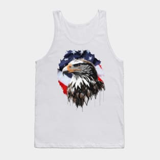 American Flag and The Bald Eagle Tank Top